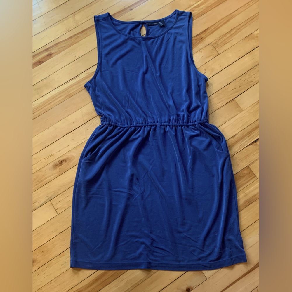 Blue Sleeveless Summer Dress